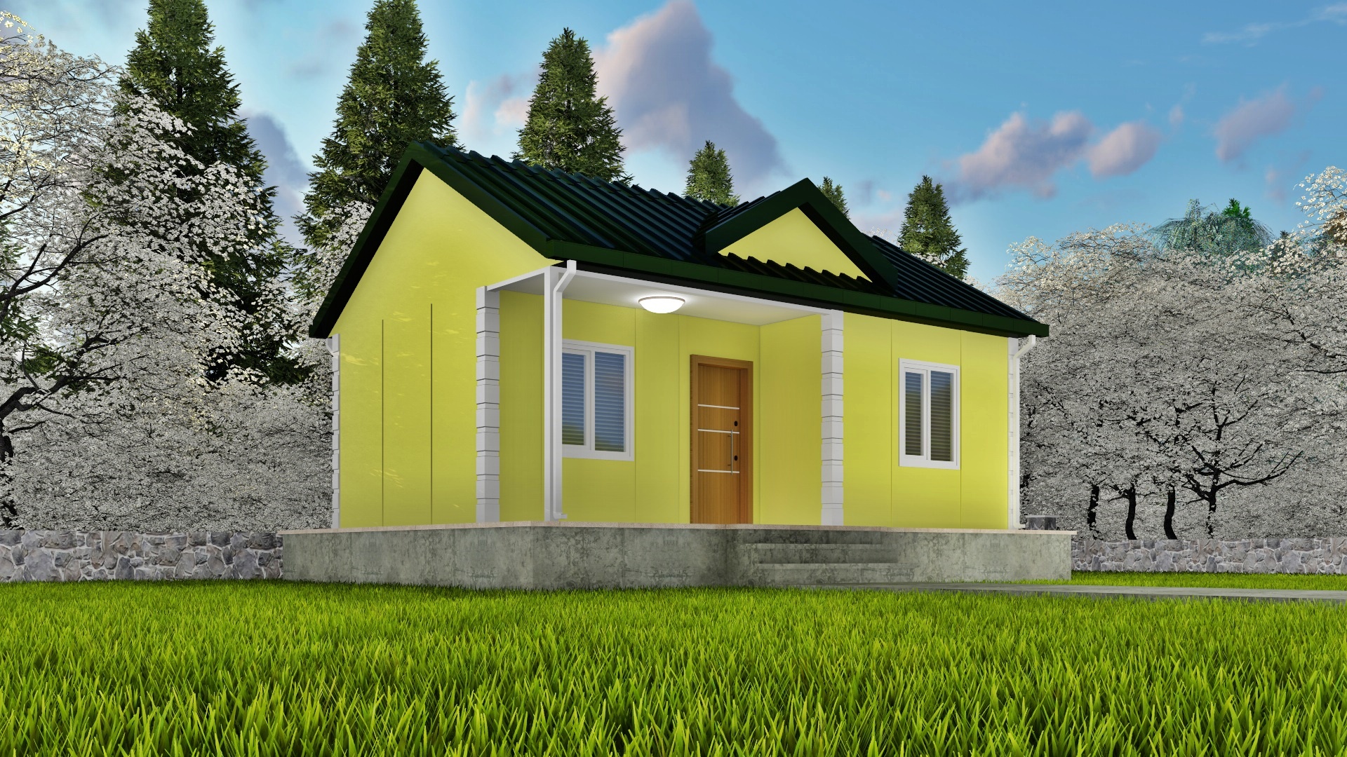 40 m² Tek Katlı Prefabrik Ev